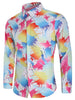 Paint Splash Print Long Sleeve Shirt