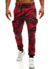 Camouflage Print Pockets Cargo Jogger Pants