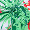 Shoulder Strap Backless Padded Leaf Print Low Waist Two-piece Women Bikini Set