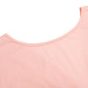 Round Collar Short Sleeve Backless Knot Loose Women T-shirt