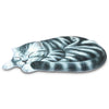 Sleeping Cat Shaped Mat Bedroom Bathroom Area Rug Non-slip Doormat