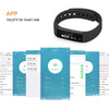 Diggro ID115HR Smart Bracelet Bluetooth 4.0 Pedometer Calorie Sleep Monitor Call/SMS Reminder Sedentary Reminder for Android IOS