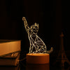 3D LED Night Light USB Charging Animal Shape Indoor Decoration Lamp
