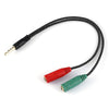 Audio Splitter Cable Earphone Headphone Audio Jack Adapter 3.5mm Male to 2 Female Audio Stereo Y Splitter Cord