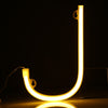 LED Neon Light Sign 26 Letters Shape AA Battery Powered for Home Party Decoration