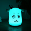 G1 LED Rechargeable Silicone Deer Night Light Tap Control for Bedroom Living Room