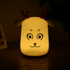 G1 LED Rechargeable Silicone Deer Night Light Tap Control for Bedroom Living Room