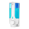 350ml Wall Mount Liquid Soap Shampoo Dispenser with Lock for Bathroom Washroom