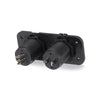 Double USB 12 - 24V Car Charger LED Display Voltmeter for Boat Marine Vehicle Motorcycle Truck Car