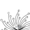 Silent Crystal Metal Wall Clock Home Art Decor Diameter 32cm