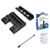 Cooling Stand for PS4/ PS4 Slim/ PS4 Pro, Multifunctional Vertical Station, Controller Charger, Charging Docking Station with 12 PCS Discs Storage for PS4,PS4 Slim PS4 Pro