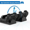 Cooling Stand for PS4/ PS4 Slim/ PS4 Pro, Multifunctional Vertical Station, Controller Charger, Charging Docking Station with 12 PCS Discs Storage for PS4,PS4 Slim PS4 Pro