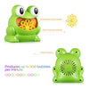 011 Frog-shape Full Automatic Bubble Machine Children Toy for Boys and Girls