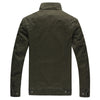 Men Military Army Style Cotton Jacket Fashion Air Force Casual Zip Up Outwear