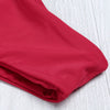 Shoulder Strap Backless Padded Bowknot Solid Color Women Bikini Set
