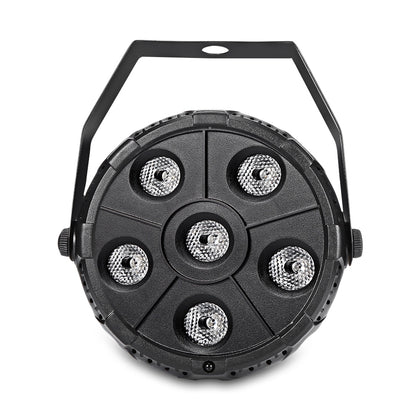 ZP005 - M RGB 6 LEDs Par Light with Remote Control for Stage Party