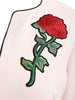 Embroidered Bell Sleeve Mermaid Dress