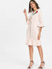Embroidered Bell Sleeve Mermaid Dress