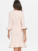 Embroidered Bell Sleeve Mermaid Dress