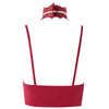 Choker High Neck Lace Crop Top