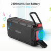 GBtiger V3 Portable Wireless Stereo Bluetooth 4.0 Outdoor Speaker with Carabiner Clip