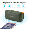 GBtiger V3 Portable Wireless Stereo Bluetooth 4.0 Outdoor Speaker with Carabiner Clip