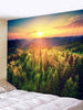 Sunshine Forest Print Wall Tapestry Hanging Decoration