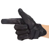 NQ - 001 Motorcycle Goatskin Leather Gloves Full Finger Touch Screen