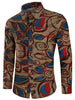 Dyed Swirl Pattern Long Sleeve Shirt