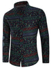 Mini Flowers Print Long Sleeves Shirt