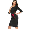 Ruffled Bodycon Dress
