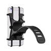 Bicycle Phone Holder Adjustable Silicone Handlebar Crack for Road Mountain Bike