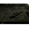 Men Military Army Style Cotton Jacket Fashion Air Force Casual Zip Up Outwear