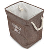 Large Size Cotton Foldable Laundry Hamper Toys Storage Basket
