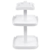 Multifunctional Cosmetics Makeup 3-layer Rotatable Storage Box Holder