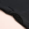 LETING Girls Swimwear Black Lace Long Sleeves Backless Sunscreen Swimsuit