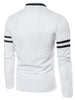 Deep V Striped Tee Shirt