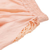 Sexy Off The Shoulder Dress Hollow Lace Spliced Design Ribbon Flouncing Hem