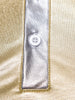 Shiny Patchwork Turndown Collar T-shirt
