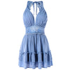 Crochet Insert Back Cut Out Party Dress
