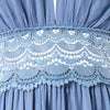 Crochet Insert Back Cut Out Party Dress