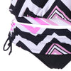 Zig Zag Spaghetti Strap Tankini Set