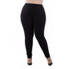 Fashionable Pure Color Plus Size Trousers  Professional Women