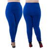 Fashionable Pure Color Plus Size Trousers  Professional Women