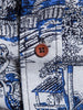 Chinese Style Print Button Up Shirt
