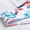 Halter Neck Cut Out Padded Backless Floral Print Low Waist Women Bikini Set