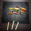 Heat-resistant BBQ Grill Sheets Thick Non-stick Mat 2pcs