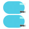 Car Waterproof Anti-fog Rainproof Rearview Mirror Soft Transparent Protective Film 2pcs