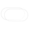 Car Waterproof Anti-fog Rainproof Rearview Mirror Soft Transparent Protective Film 2pcs