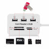 Cwxuan USB 3.1 Type C / USB 2.0 to USB HUB MS / SD / MMC / M2 /TF Card Reader Comb